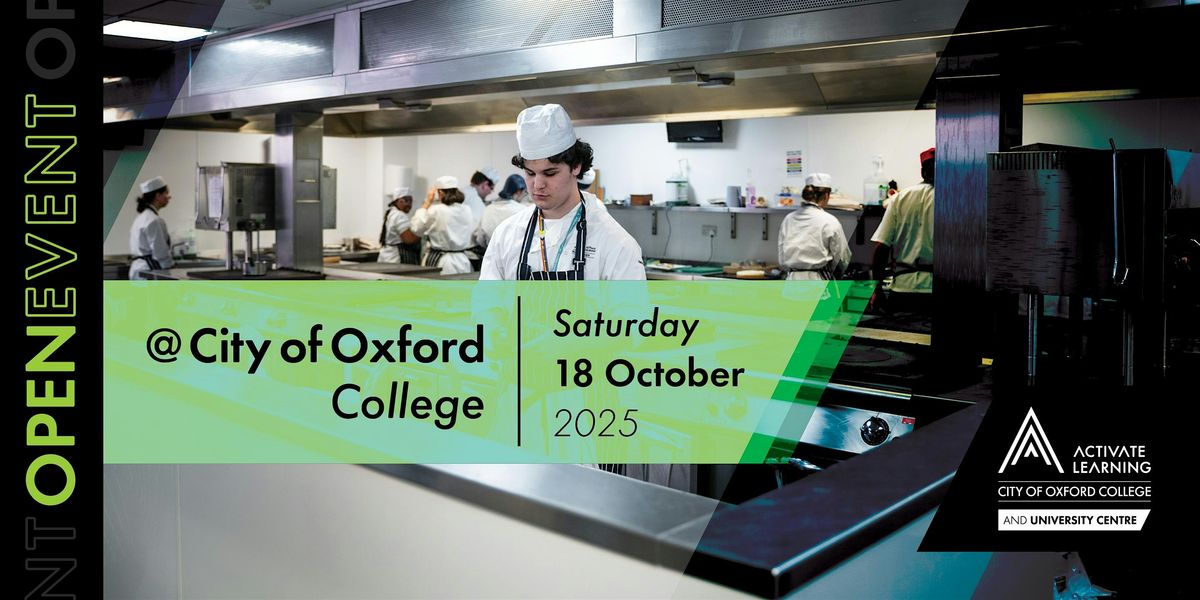 City of Oxford College October Open Event