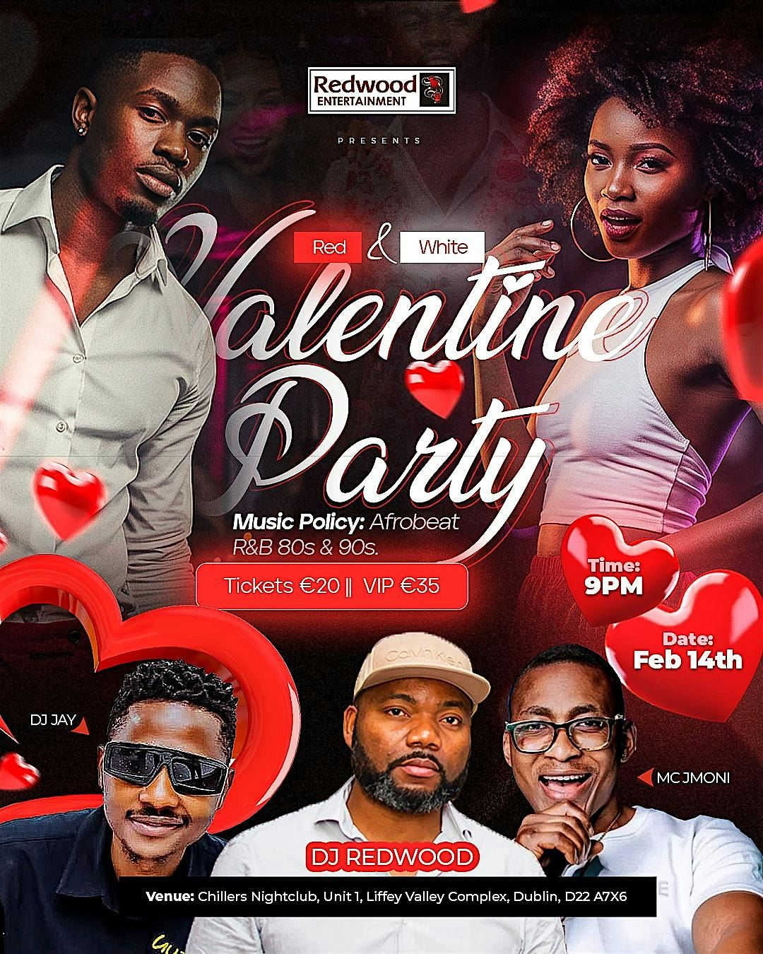 Red & White Valentines Day Party