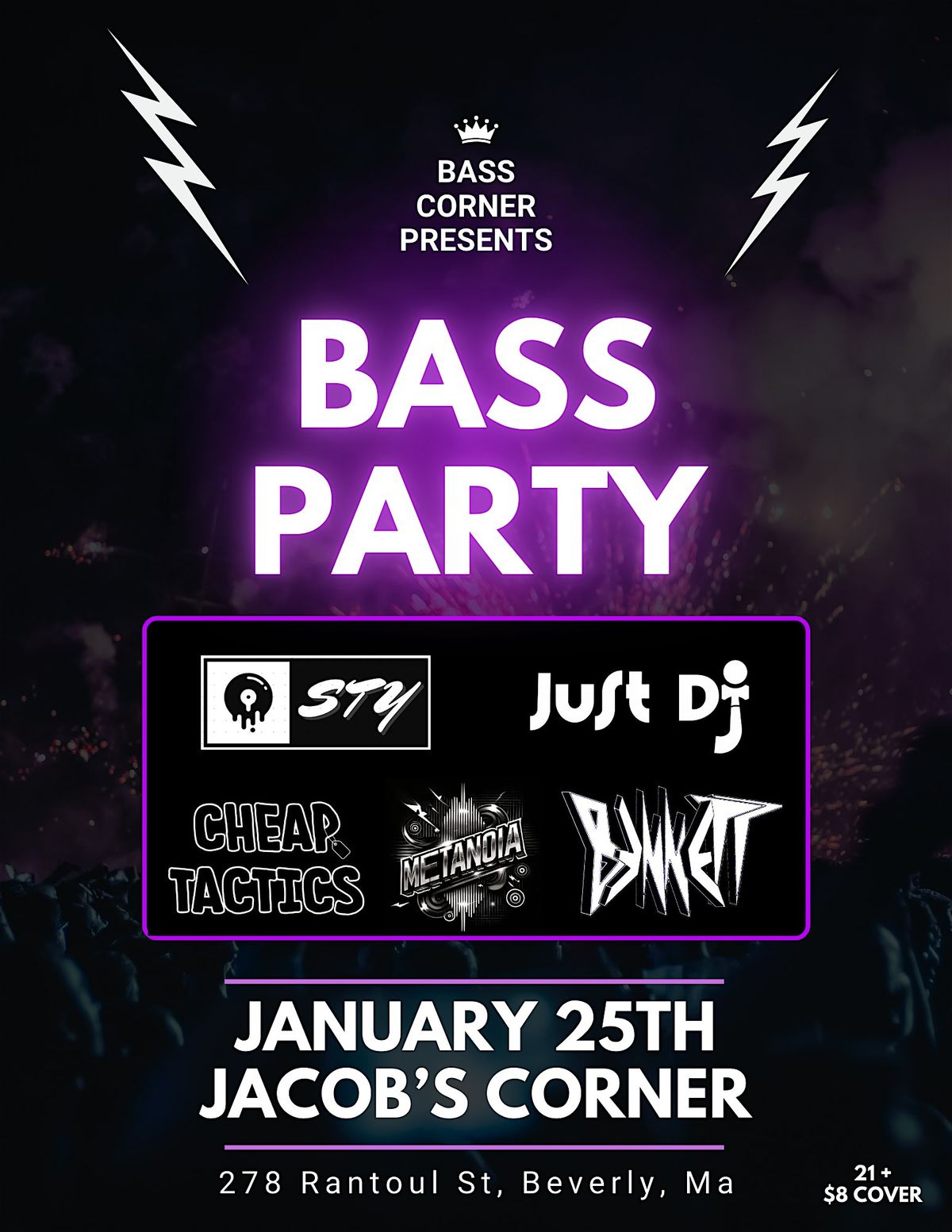 BASS CORNER PRESENTS: BASS NIGHT