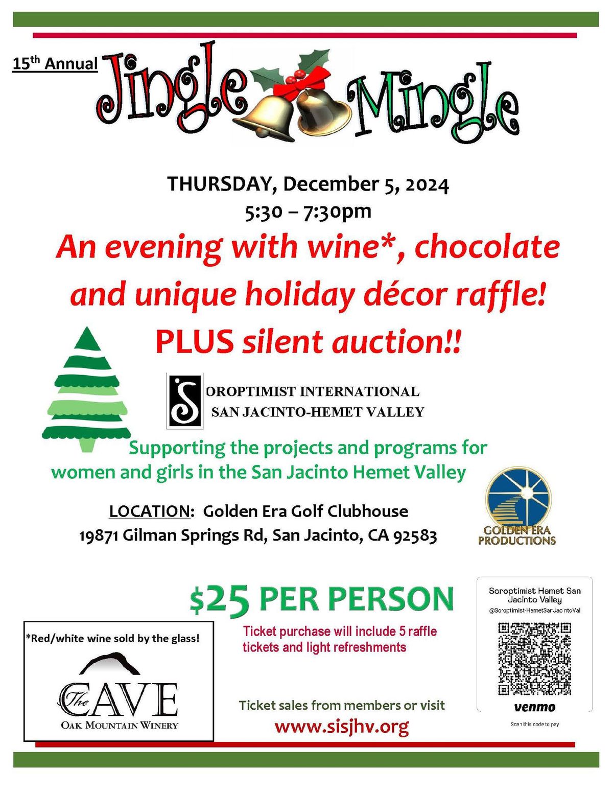 Jingle-Mingle Holiday Decor Raffle and more