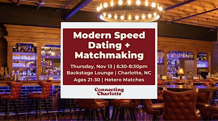 Modern Speed Dating & Match Making | 21-30 | Hetero Matches