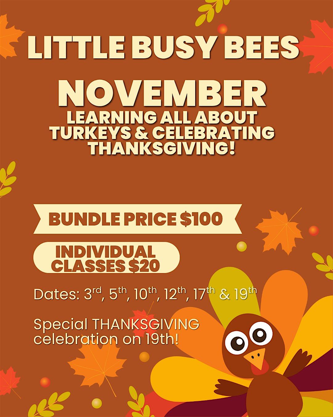 Little Busy Bees @ Gardenworks For Kids \/ Mon 11\/17