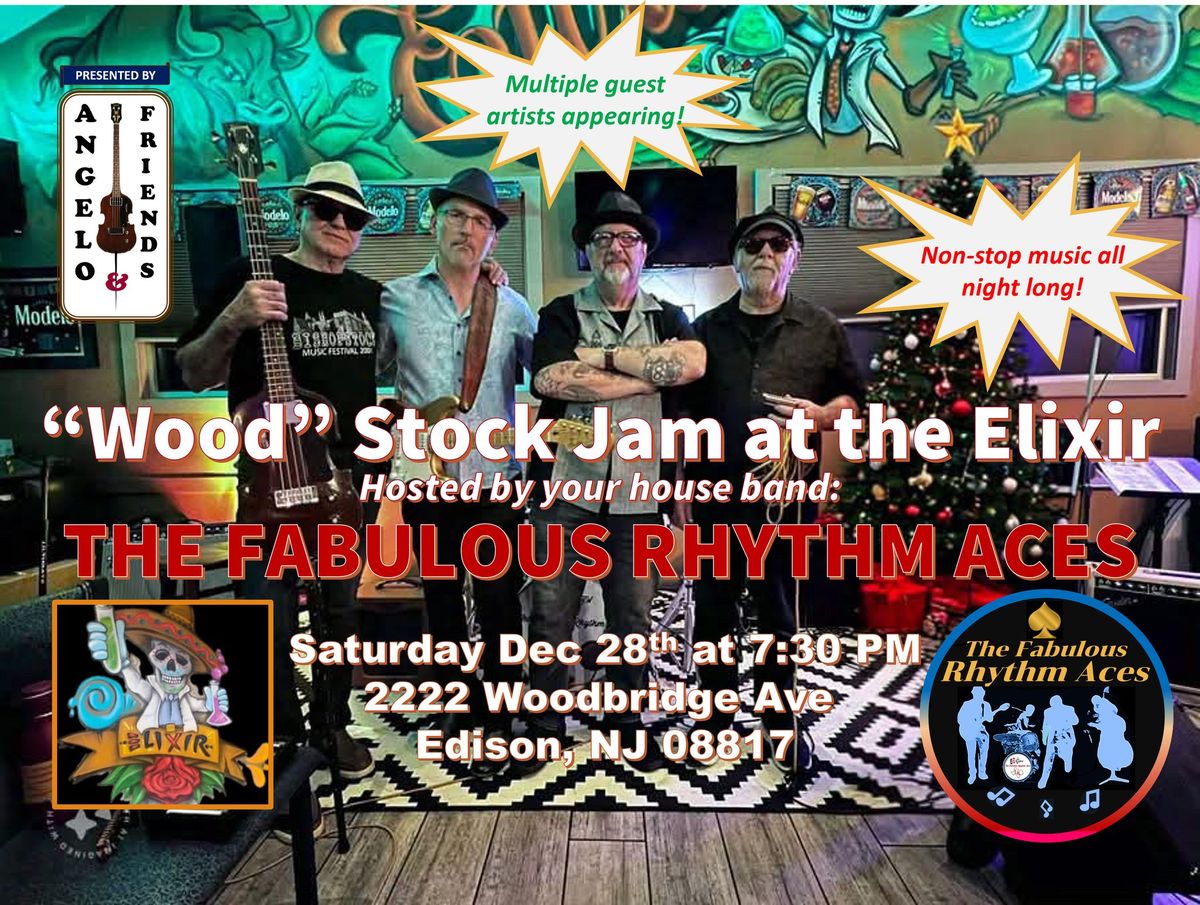 \u201cWood\u201d Stock Jam at the Elixir, hosted by the Fabulous Rhythm Aces