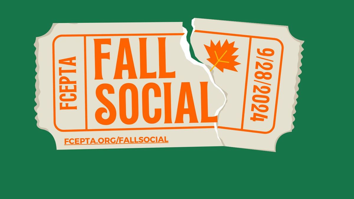 FCEPTA Fall Social (Adults only)