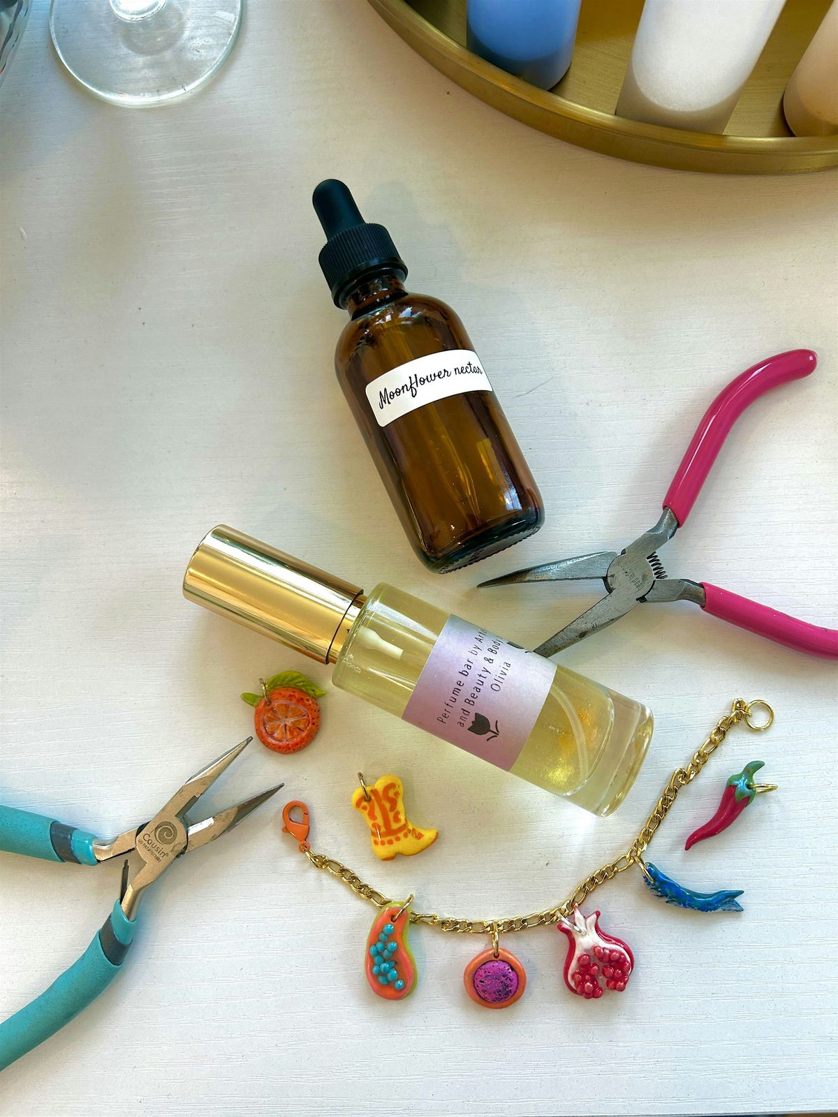 Perfume Bar and Scented Charm Bracelet Creative Experience
