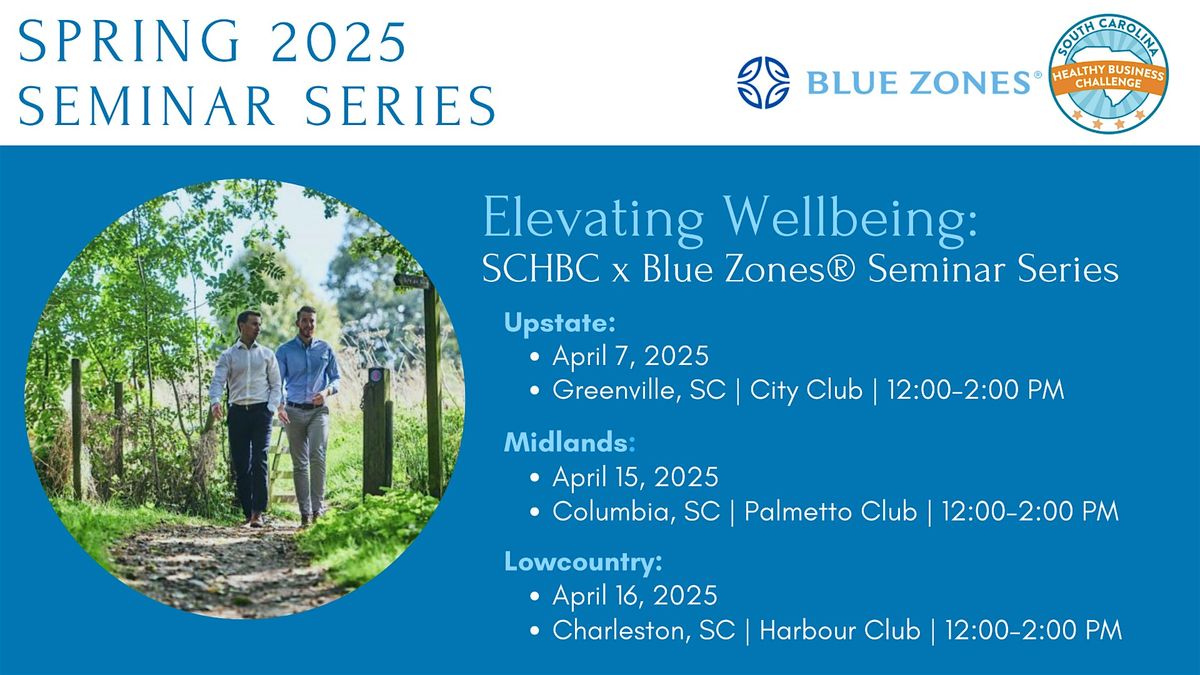 Elevating Wellbeing: SCHBC x Blue Zones Seminar Series - Midlands