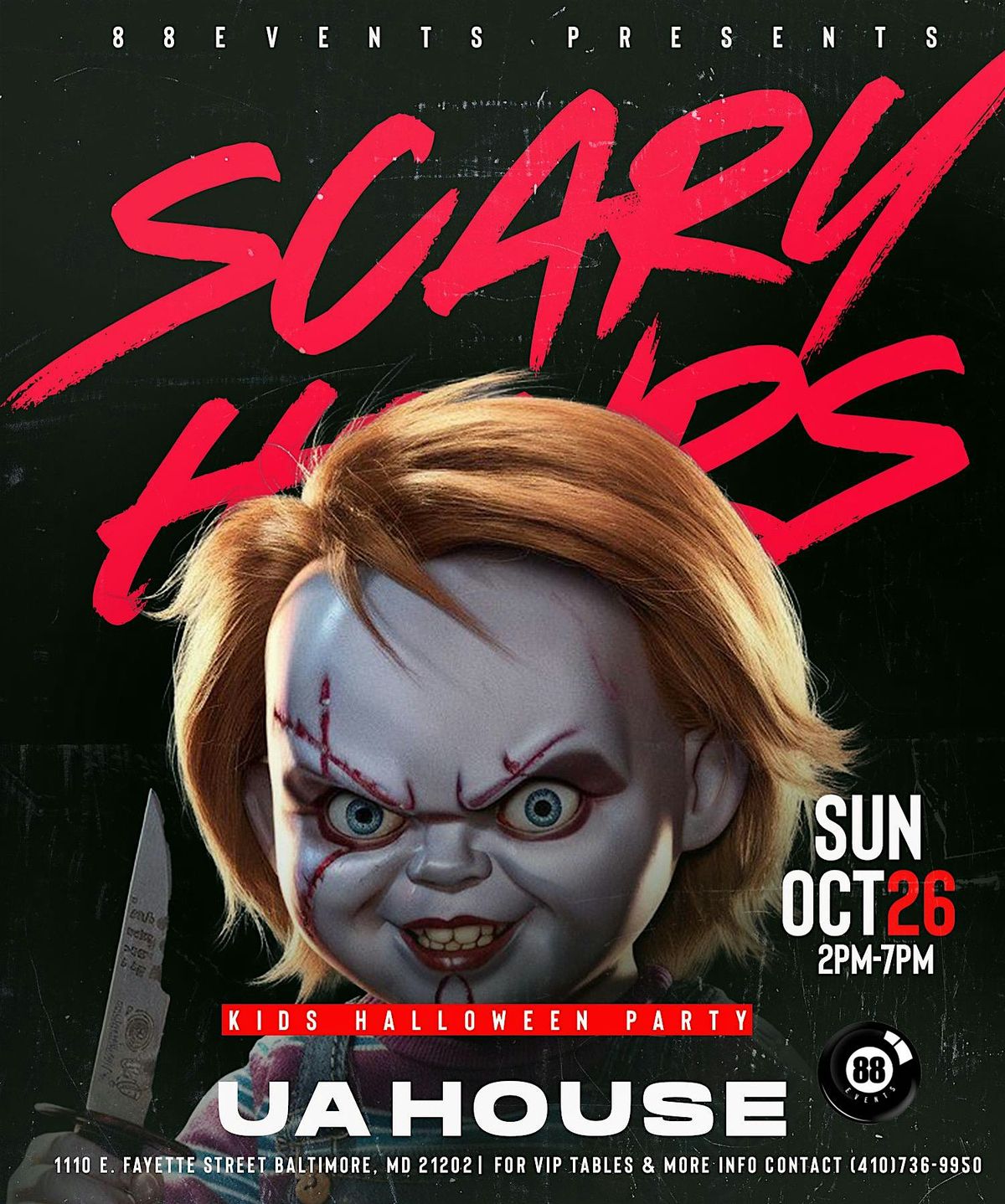 \u201cSCARY HOURS\u201d KIDS HALLOWEEN EVENT