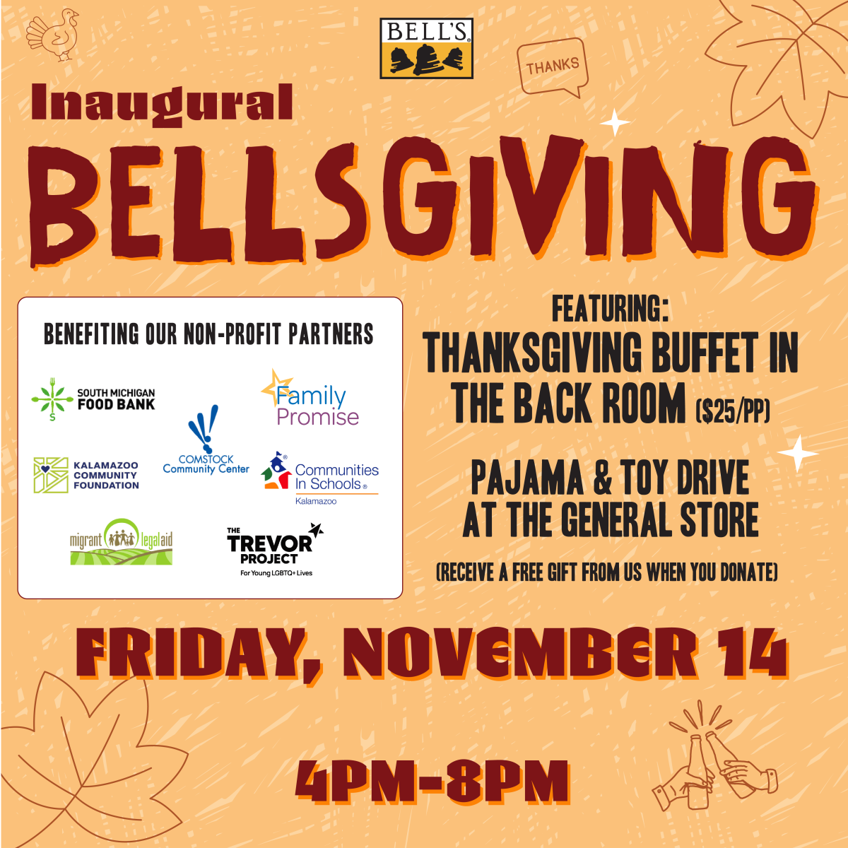 Bellsgiving at Bells Eccentric Cafe