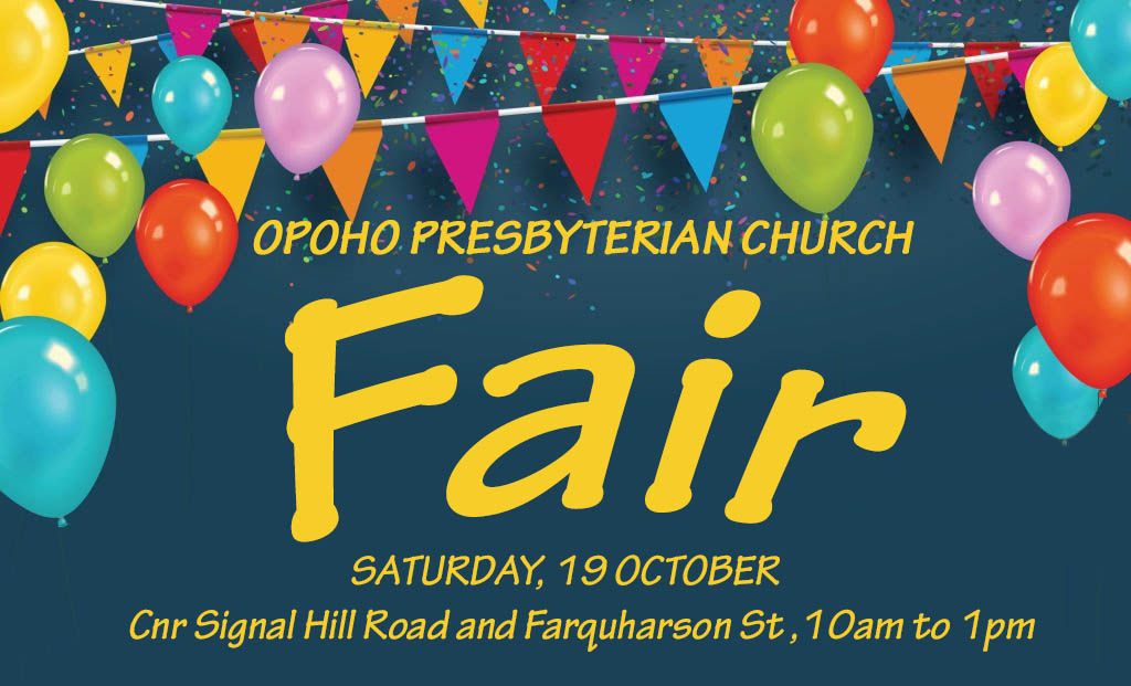 Opoho Presbyterian Church Fair