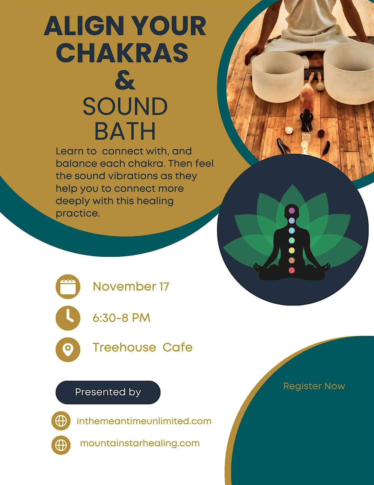 Align your Chakras and Sound Bath