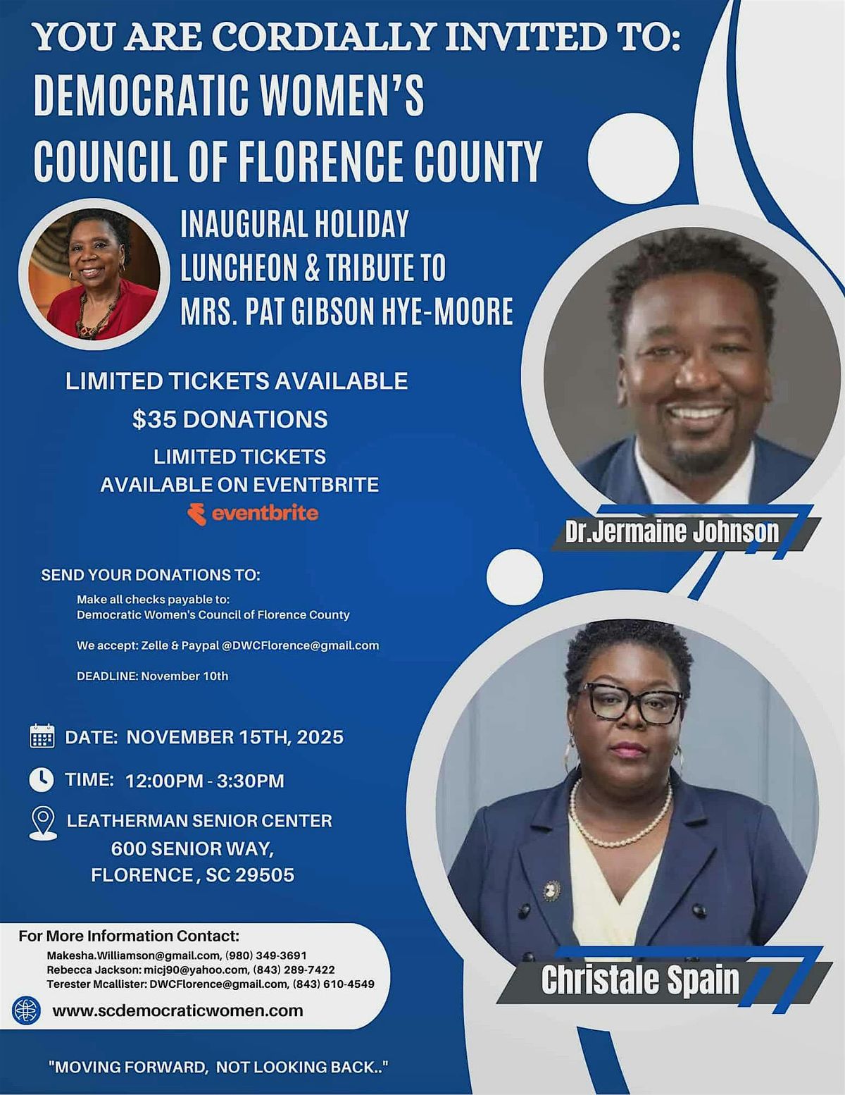Blue & White Holiday Luncheon & Tribute