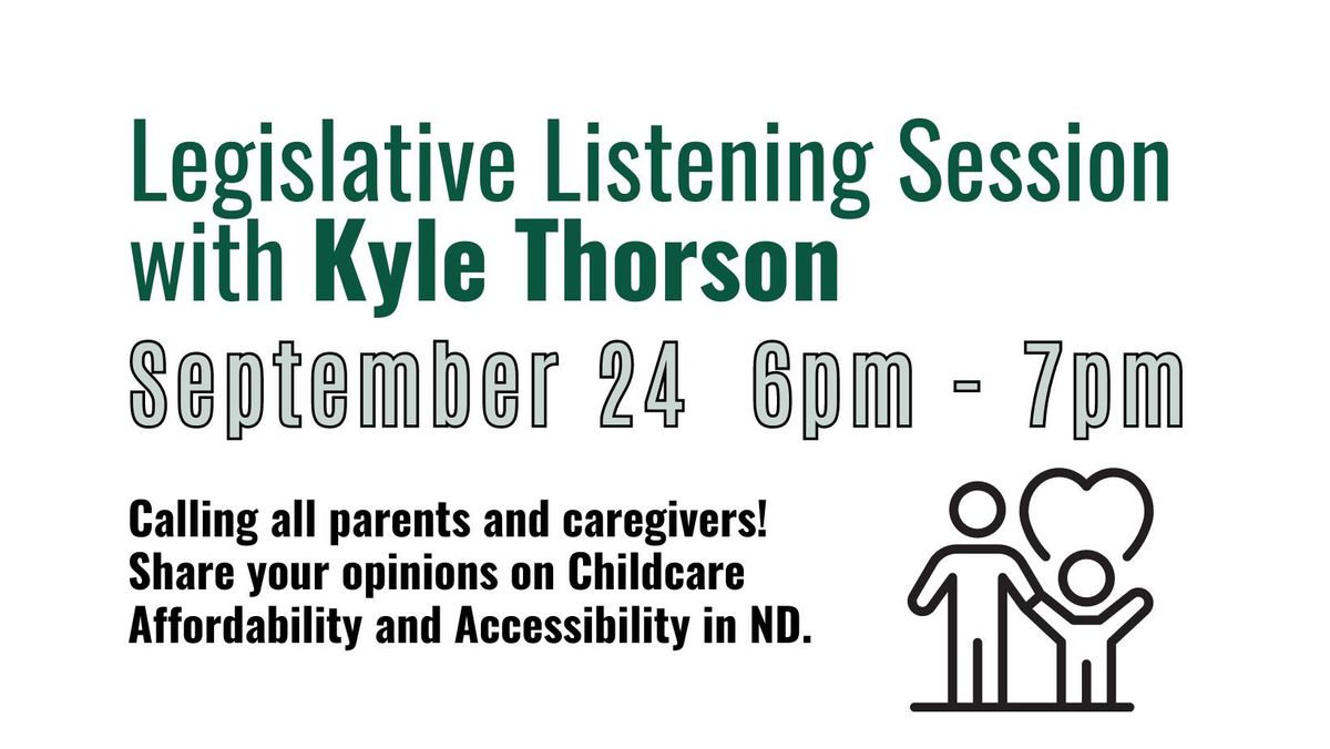 Legislative Listening Session: Childcare Affordability