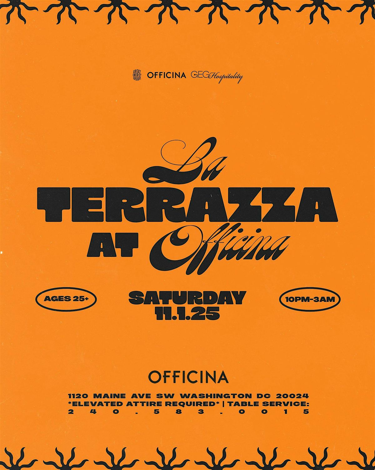 Terror on Terrazza: A Halloween Function | Sat. Nov 1st | Officina DC