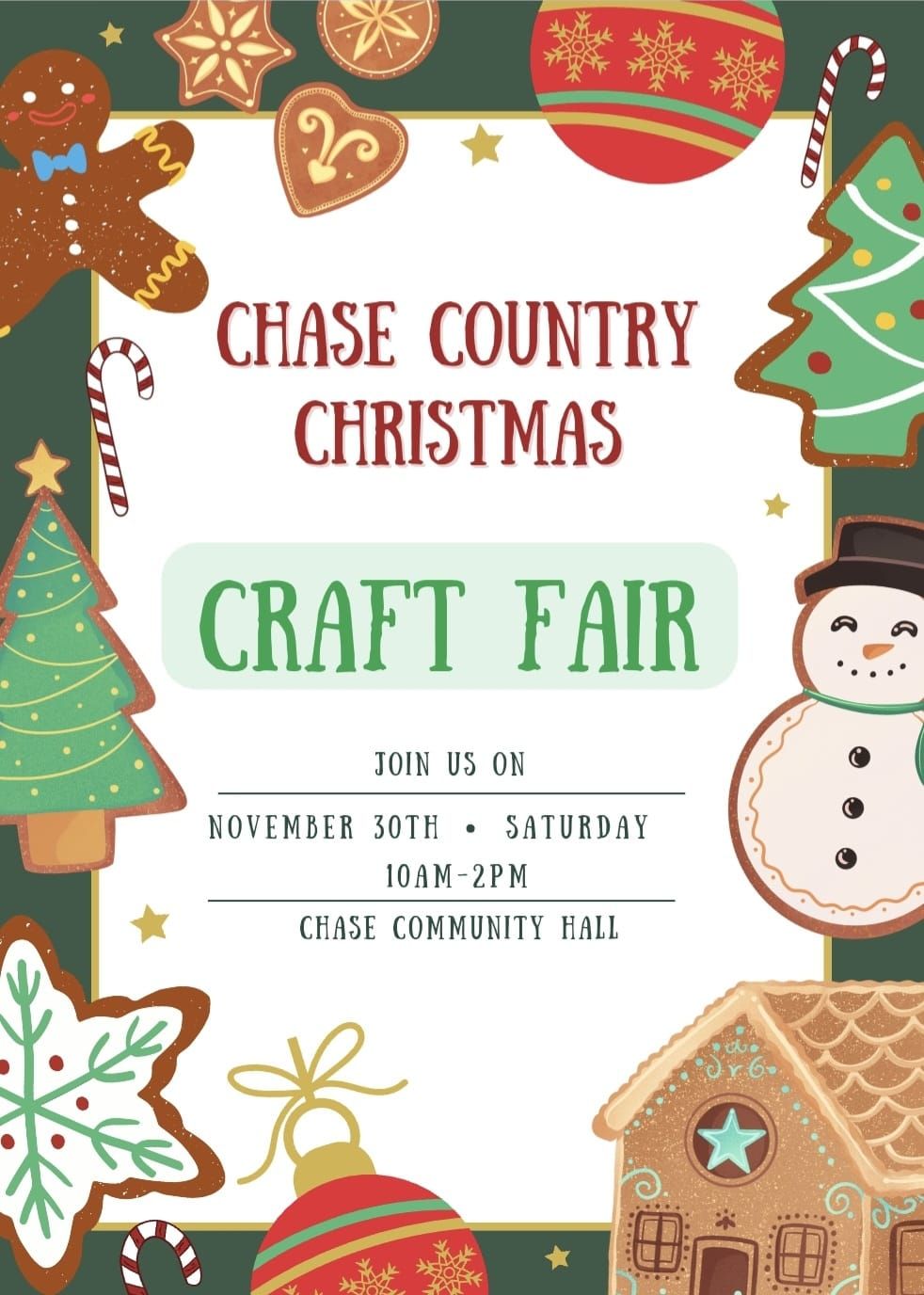 Chase Country Christmas Craft Fair