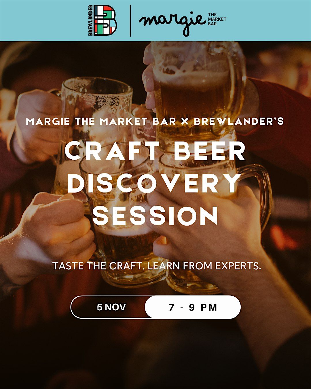 Margie The Market Bar x Brewlander\u2019s Craft Beer Discovery Session