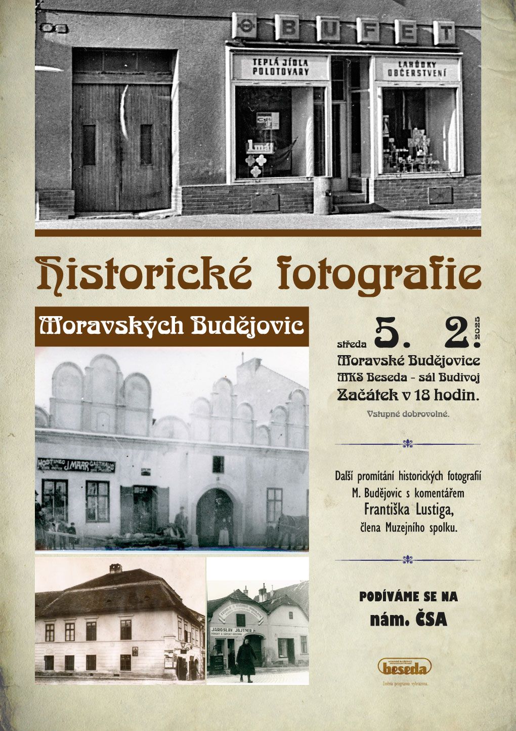 HISTORICK\u00c9 FOTOGRAFIE - MORAVSK\u00c9 BUD\u011aJOVICE