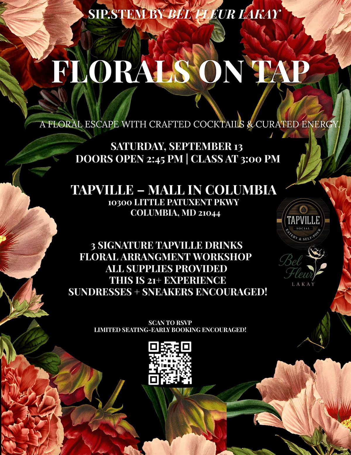 Florals on Tap: A Sip.Stem Floral Arrangement Experience