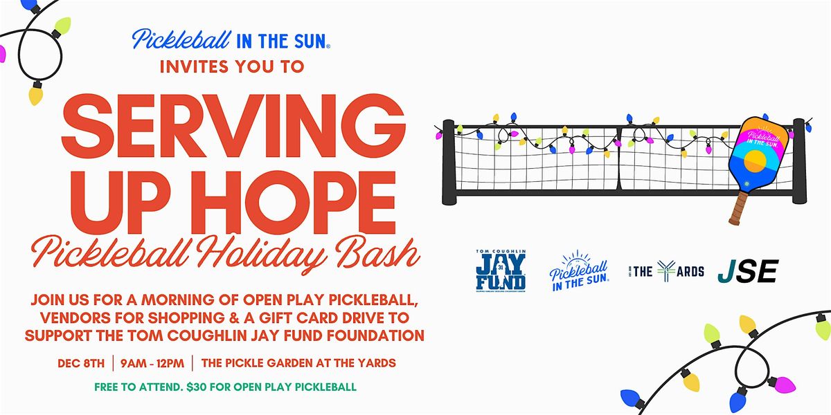 Serving Up Hope: Pickleball Holiday Bash