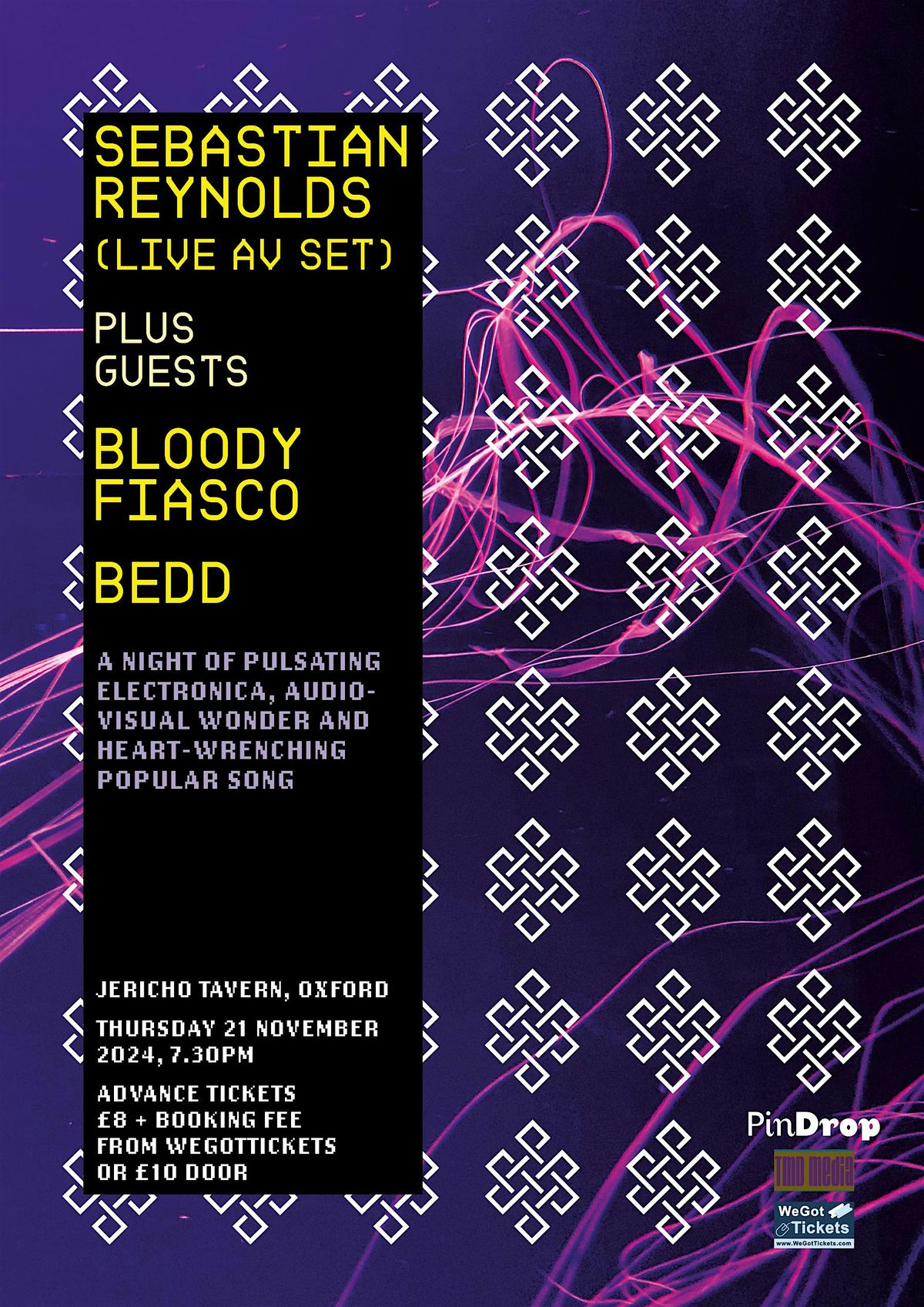 Sebastian Reynolds with support from Bloody Fiasco & Bedd