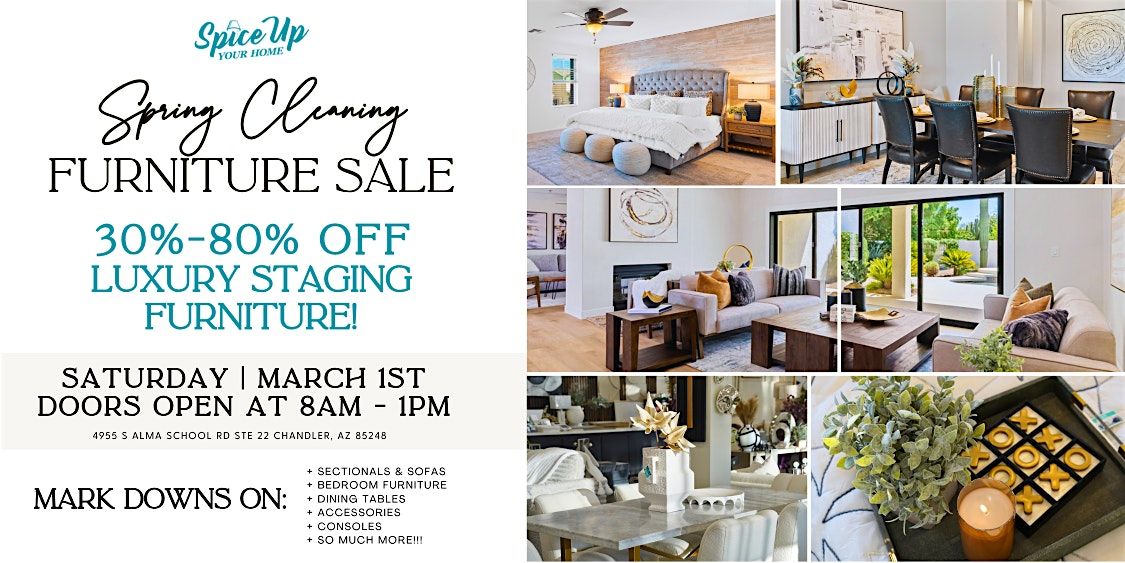 Spring Cleaning Furniture Sale!!!