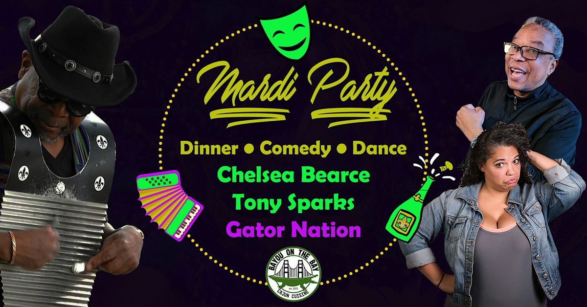 Mardi Gras Party - Dinner | Comedy | Dance with Gator Nation!