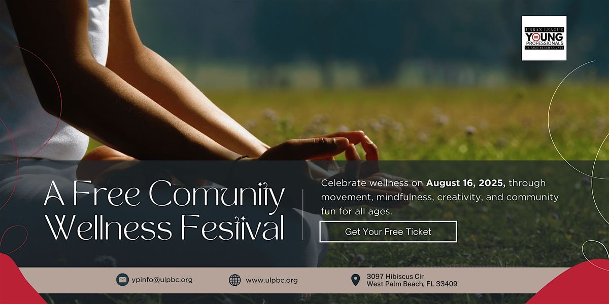 ULPBC YP Presents: National Day of Wellness \u2013 Movement, Mindfulness & More