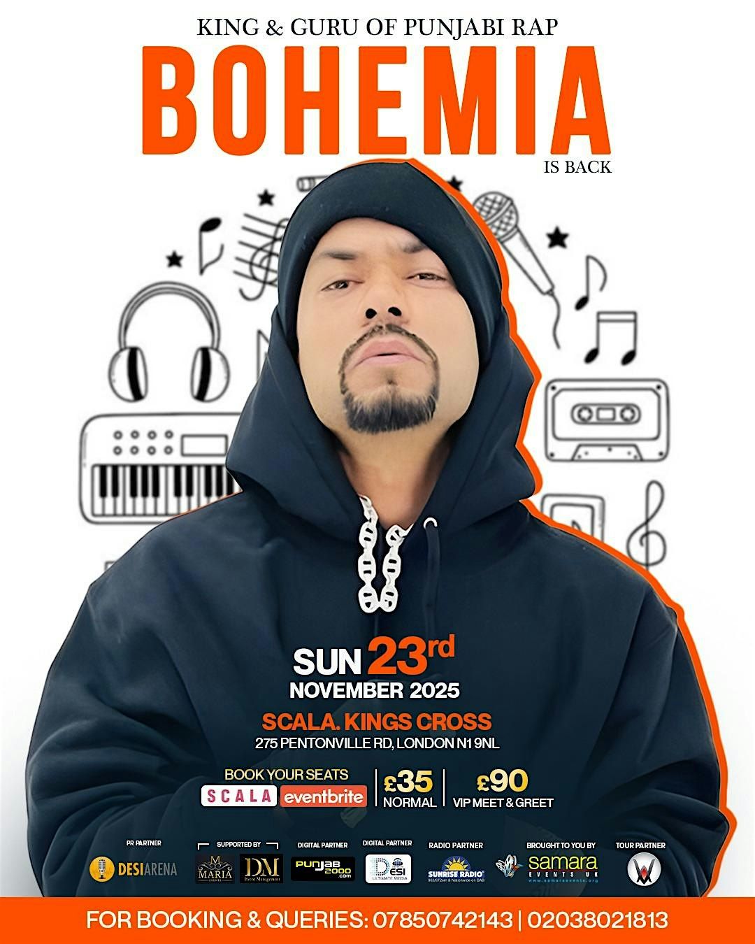 BOHEMIA LIVE IN LONDON