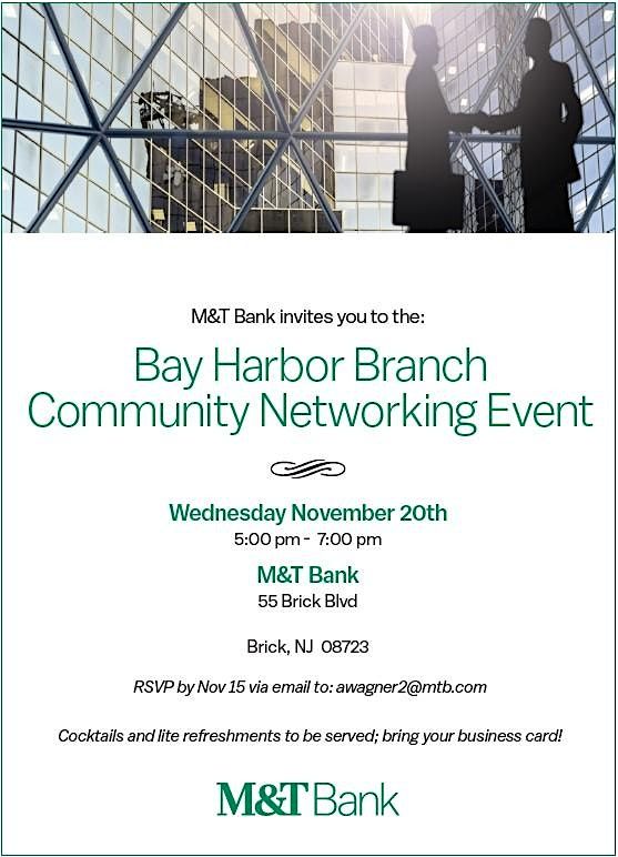 M&T Bank Fall Networking Connector