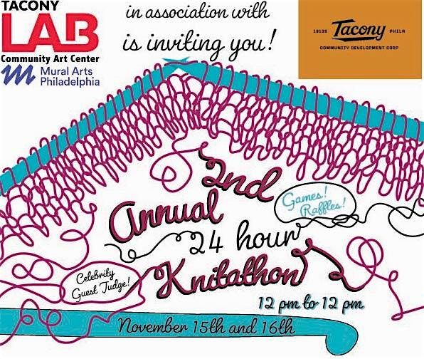 2nd Annual Tacony LAB 24 Hour Knitathon!