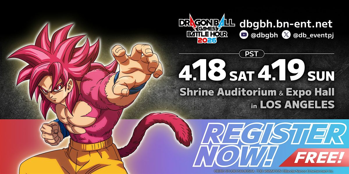 DRAGON BALL Games Battle Hour 2026