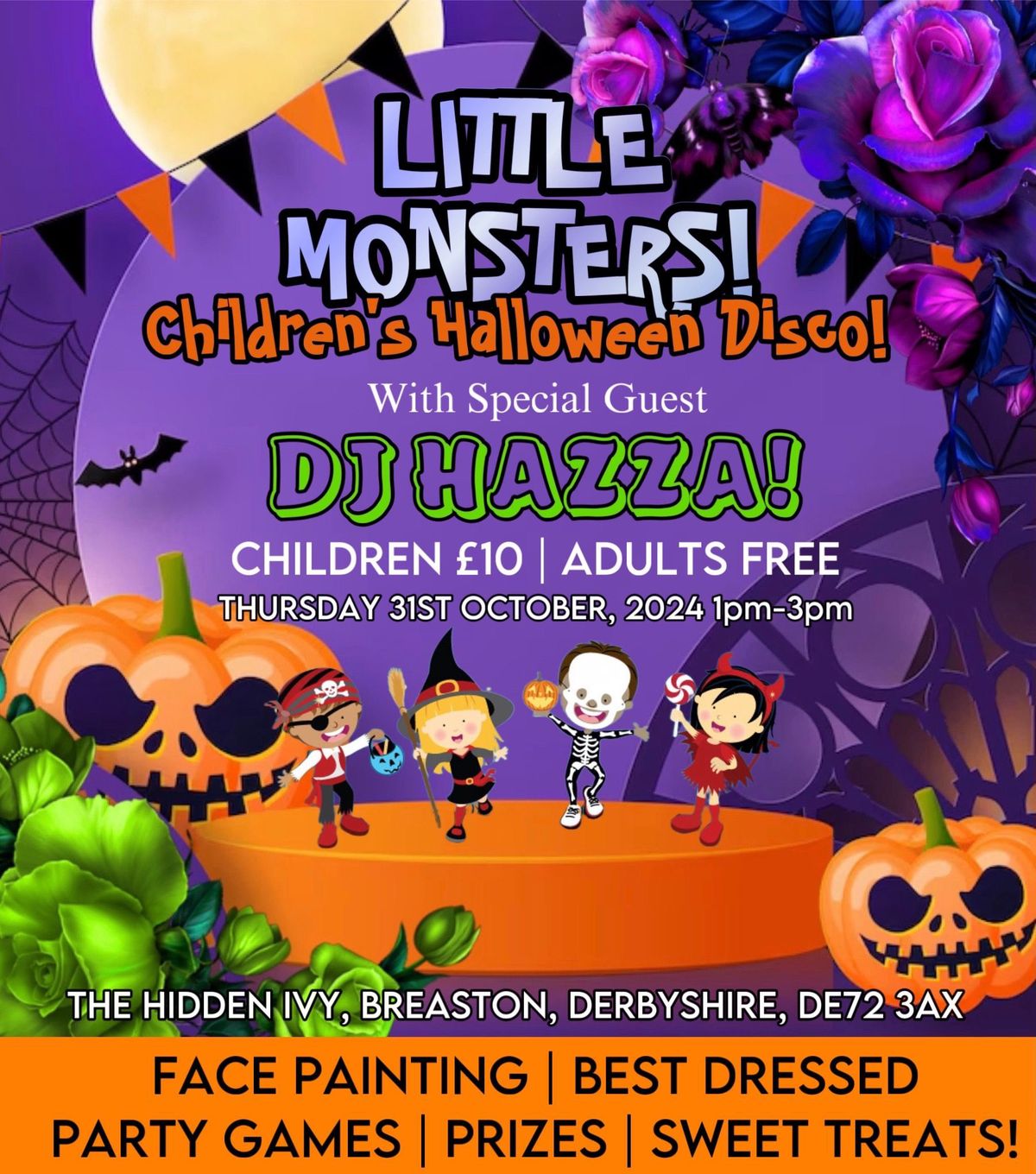 Little Monsters- Children's Halloween Party! \ud83c\udf83\ud83d\udc7b\ud83c\udfb6