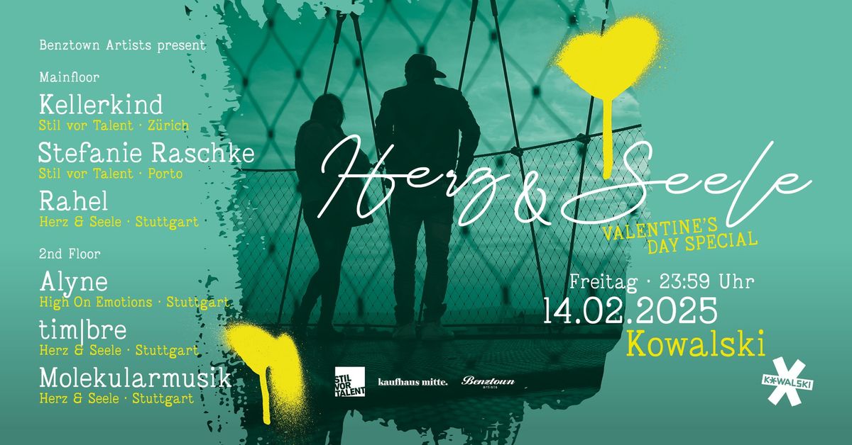 HERZ & SEELE - VALENTINE'S DAY SPECIAL w.\/ Kellerkind, Stefanie Raschke, Alyne, Rahel uvm.