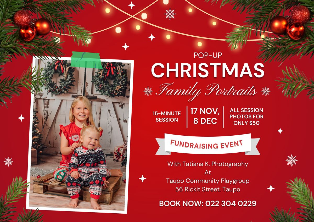 Christmas Family Portraits - Pop-up Fundraiser!