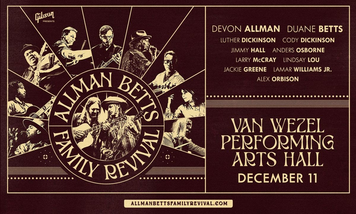 CANCELED - Allman Betts Family Revival