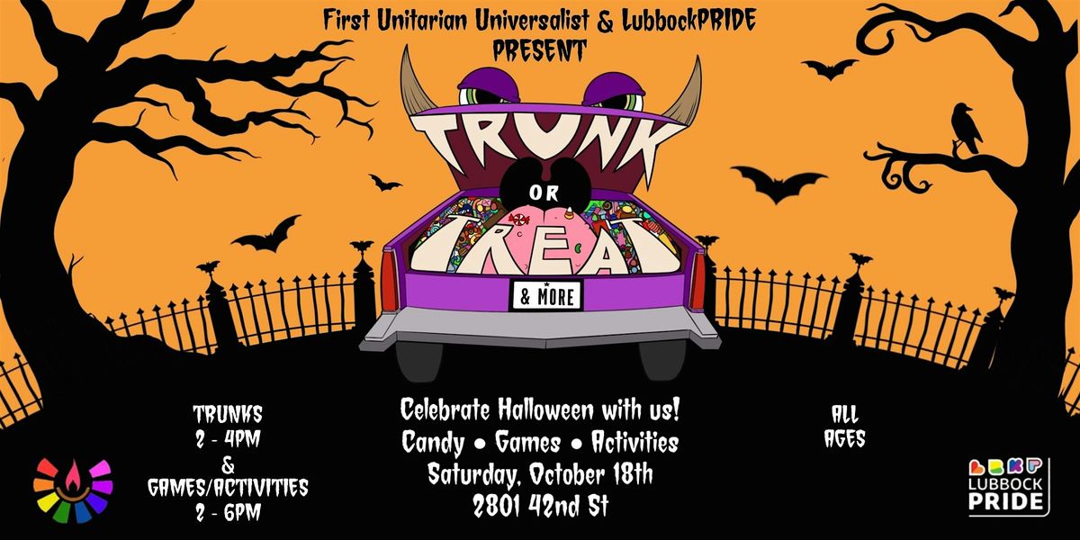 LubbockPRIDE Trunk or Treat (& MORE)!
