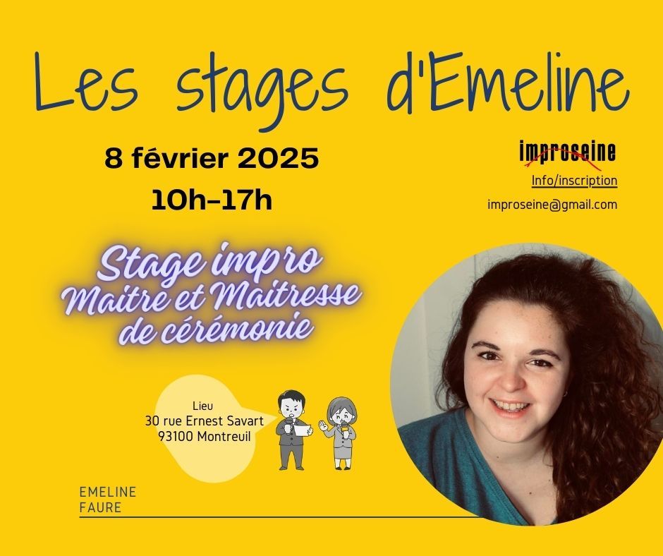 STAGE IMPRO - Etre Ma\u00eetre\/Ma\u00eetresse de C\u00e9r\u00e9monie 