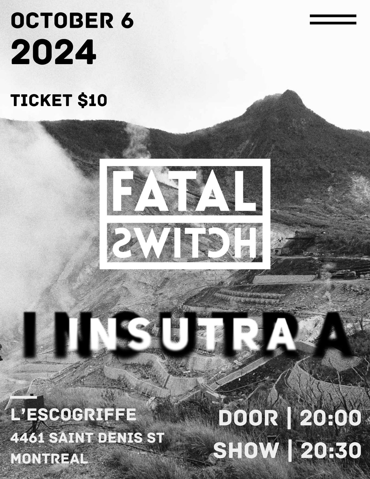 Fatal Switch & Insutra @ L'Escogriffe Bar Spectacle