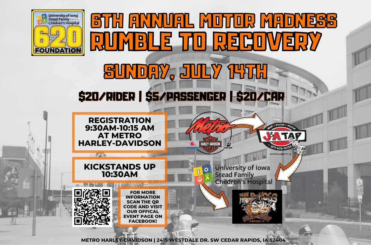 6th Annual Rumble to Recovery Ride