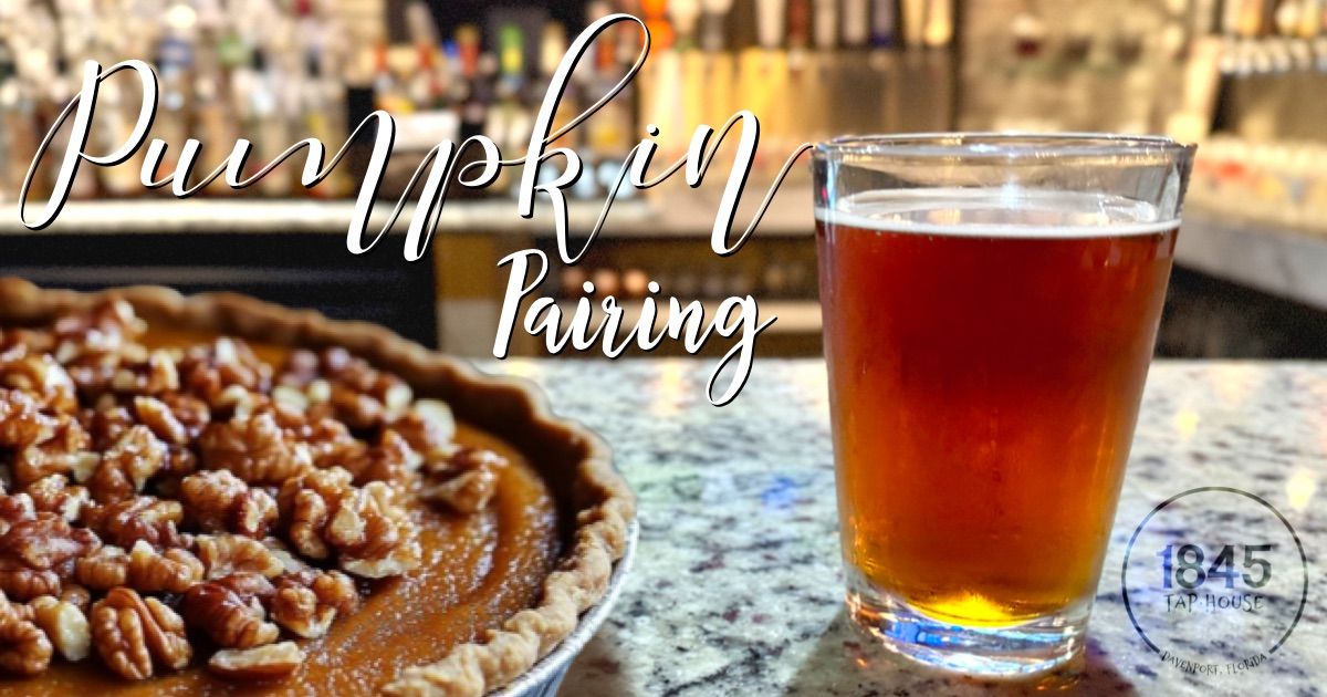 Pumpkin Beer Dessert Pairing