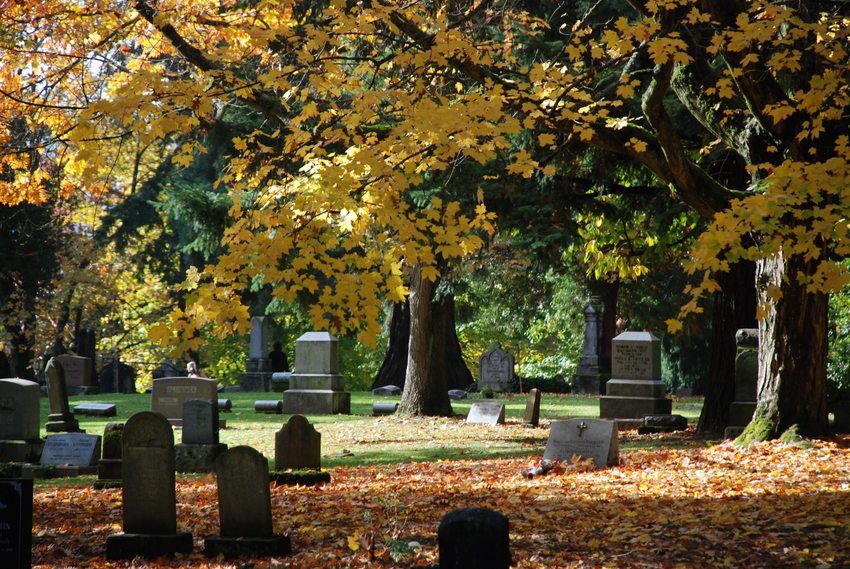 Cemetery tending