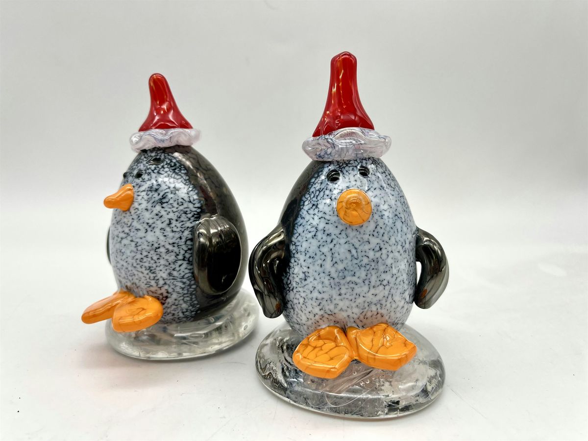 Hats on Penguins! get in line haha...create your Holiday-hatted Penguins!
