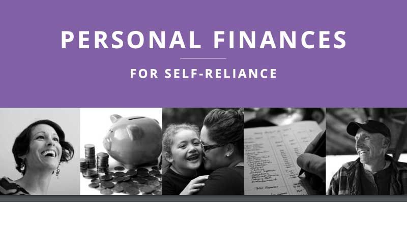 Self Reliance Class - Personal Finance
