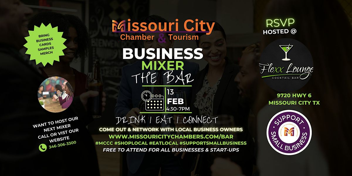 BAR (Business After Hours Retreat) Missouri City Chamber - Flexx Lounge