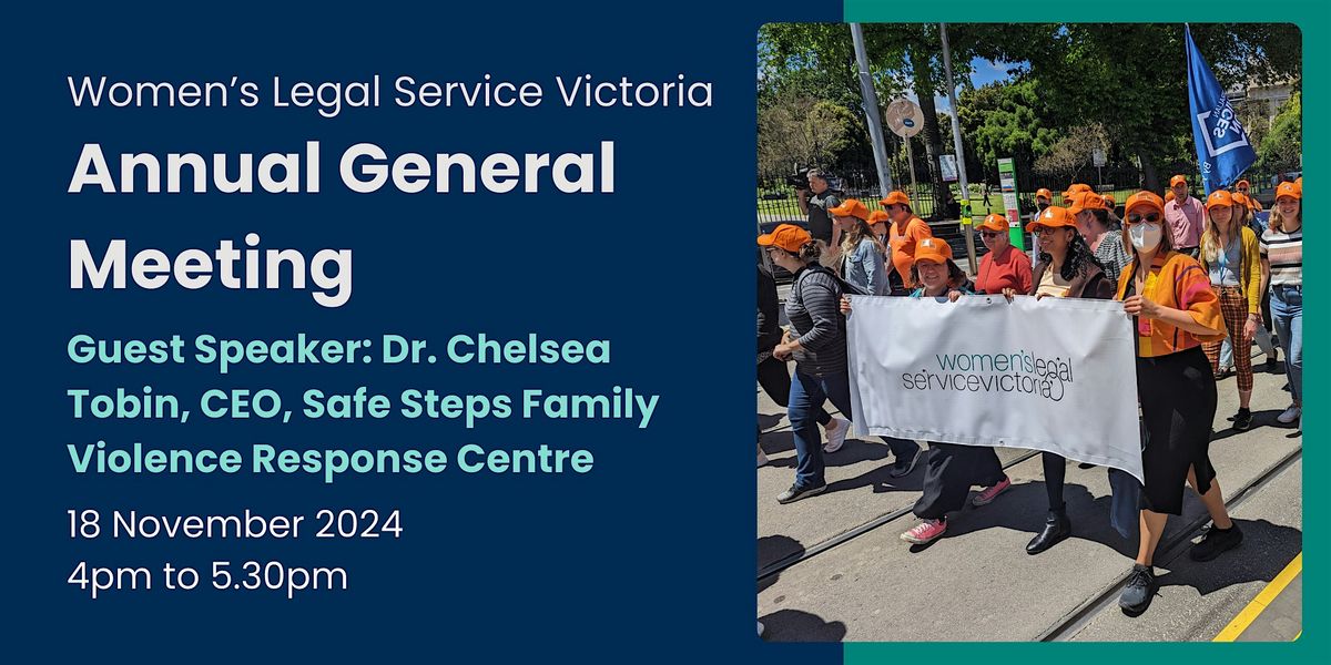 Women's Legal Service Victoria Annual General Meeting