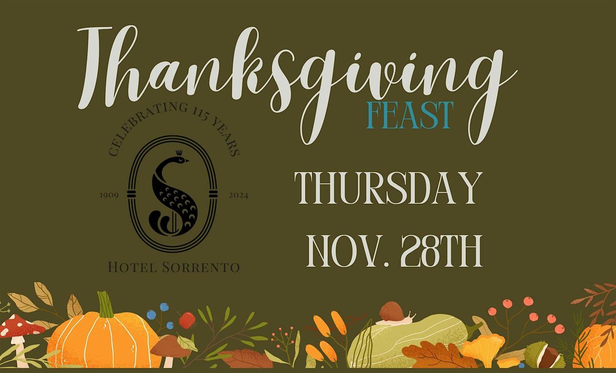 Thanksgiving Feast at Hotel Sorrento