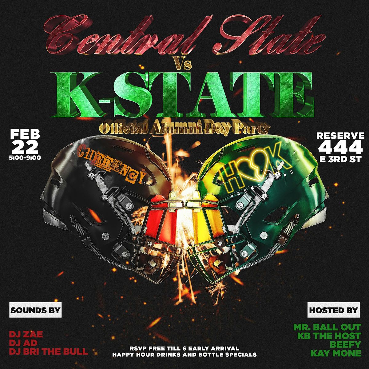 Central state university vs Kentucky state university alumni day party