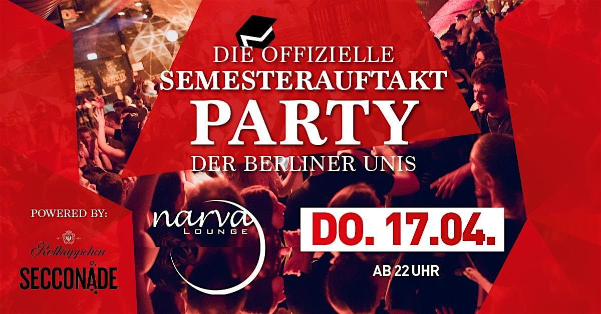 Die offizielle Semesterauftaktparty der Berliner Unis