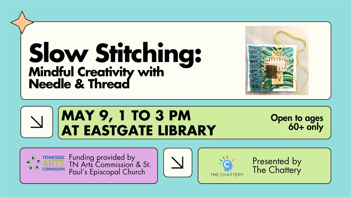 Arts for Older Adults: Slow Stitching