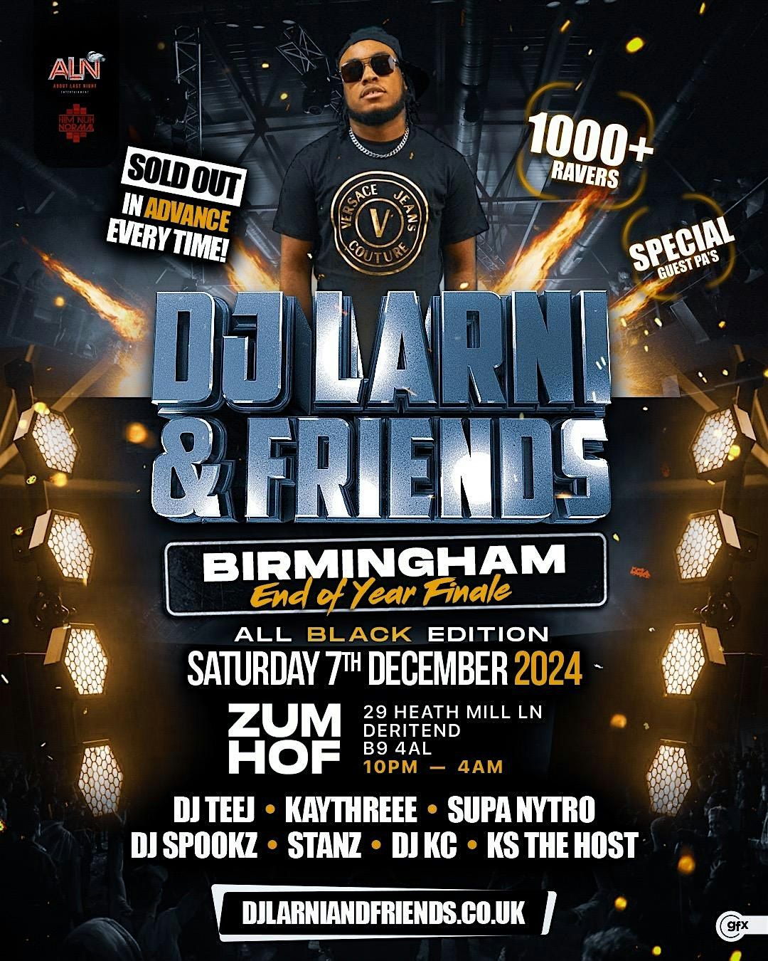 DJ LARNI & FRIENDS BIRMINGHAM End Of Year Special