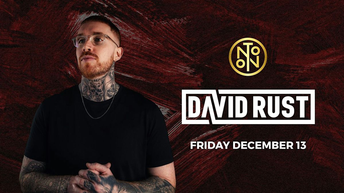 David Rust @ Noto Philly December 13